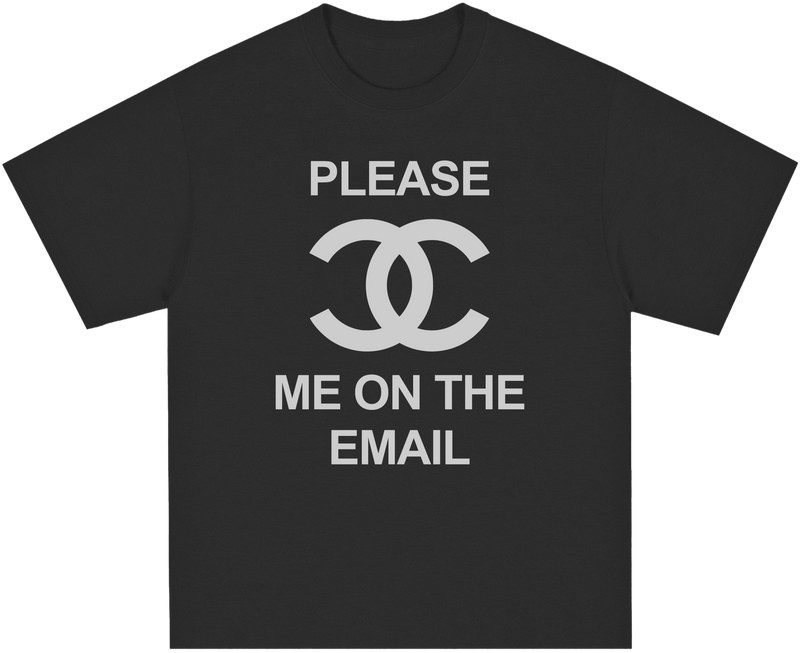 Please CC me on the Email Shirt Black
