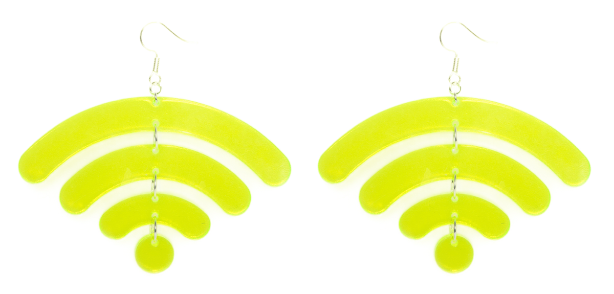 Wifi Earrings Large