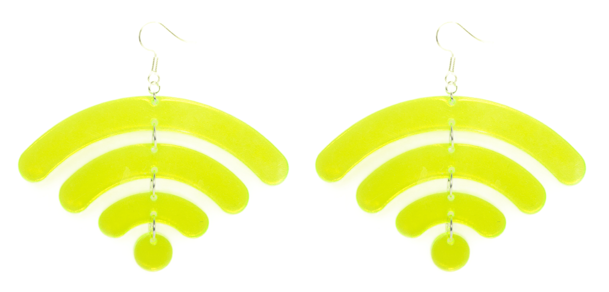 Wifi Earrings Large