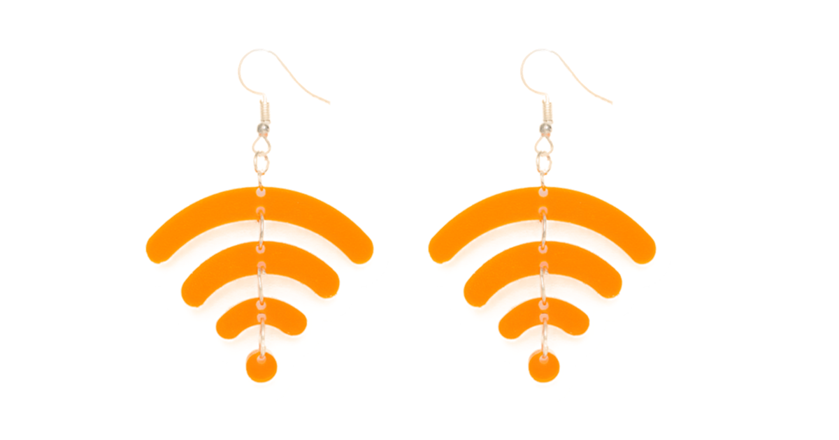 Wifi Earrings Small