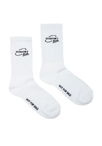 Logo Socks White